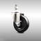Service Caster 4 Inch 316SS Soft Rubber Wheel Swivel 3/8 Inch Threaded Stem Caster SCC SCC-SS316TS20S414-SRS-381615 - alternate 1